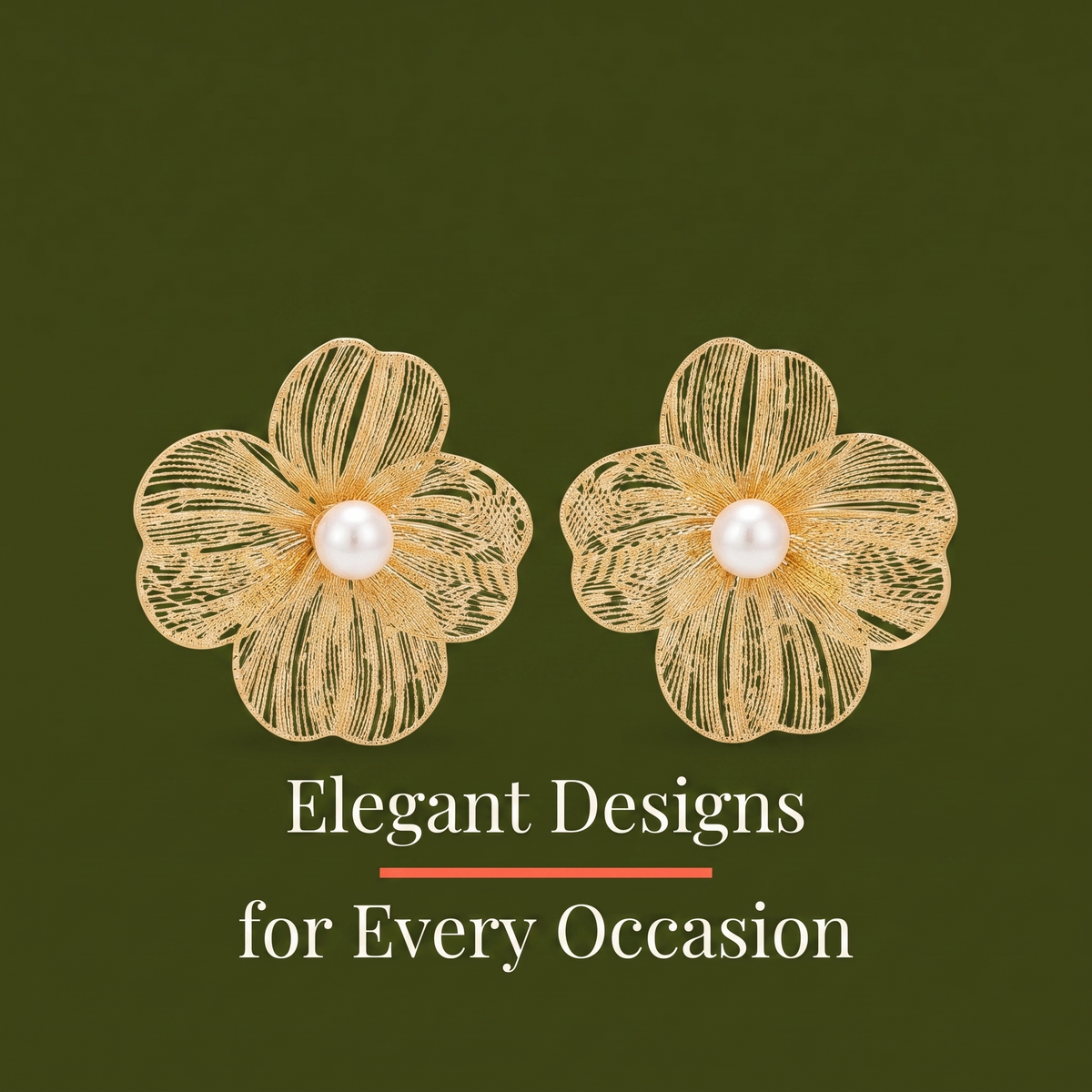 Gilded Gossamer Ear Rings