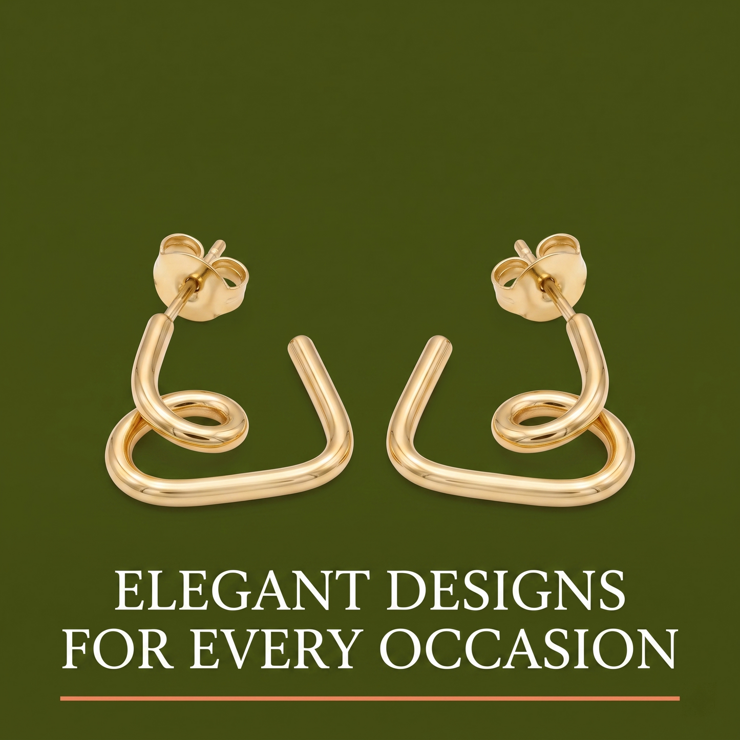 Square Hook Ear Rings
