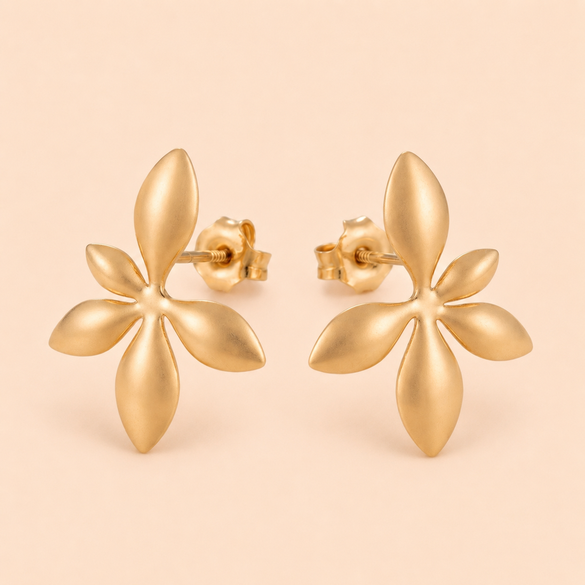 Verdant Petals Ear Rings