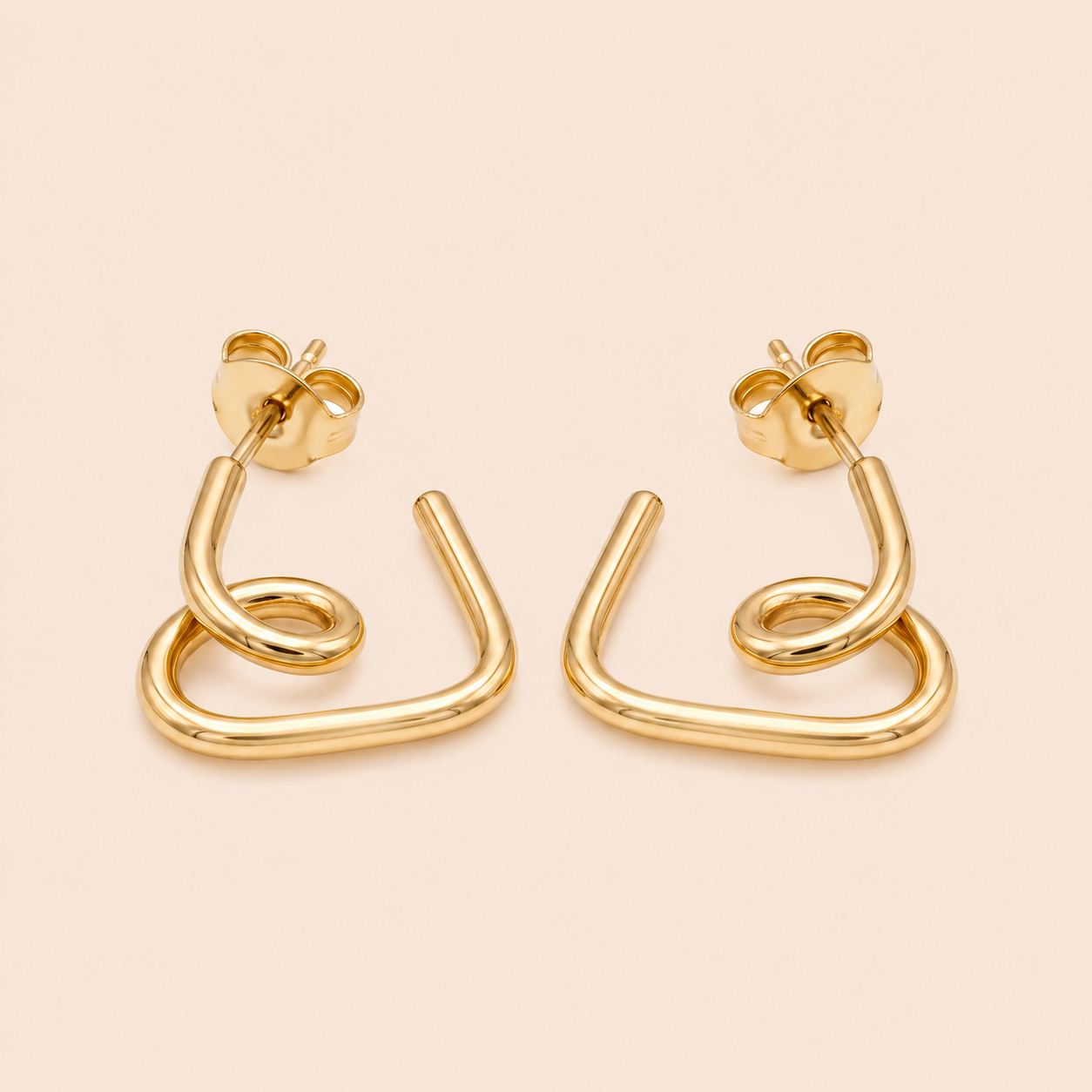 Square Hook Ear Rings