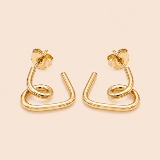 Square Hook Ear Rings