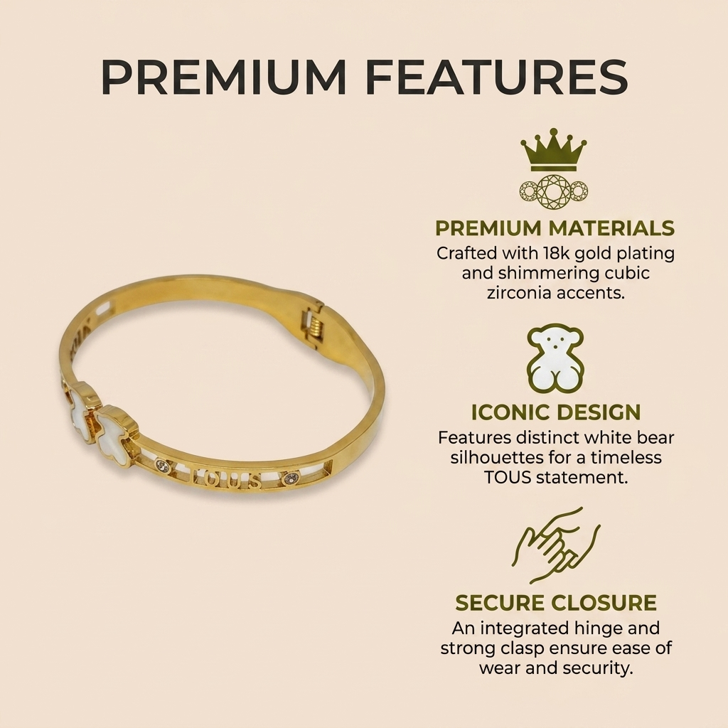 Iconic Bear Bangle Bracelet