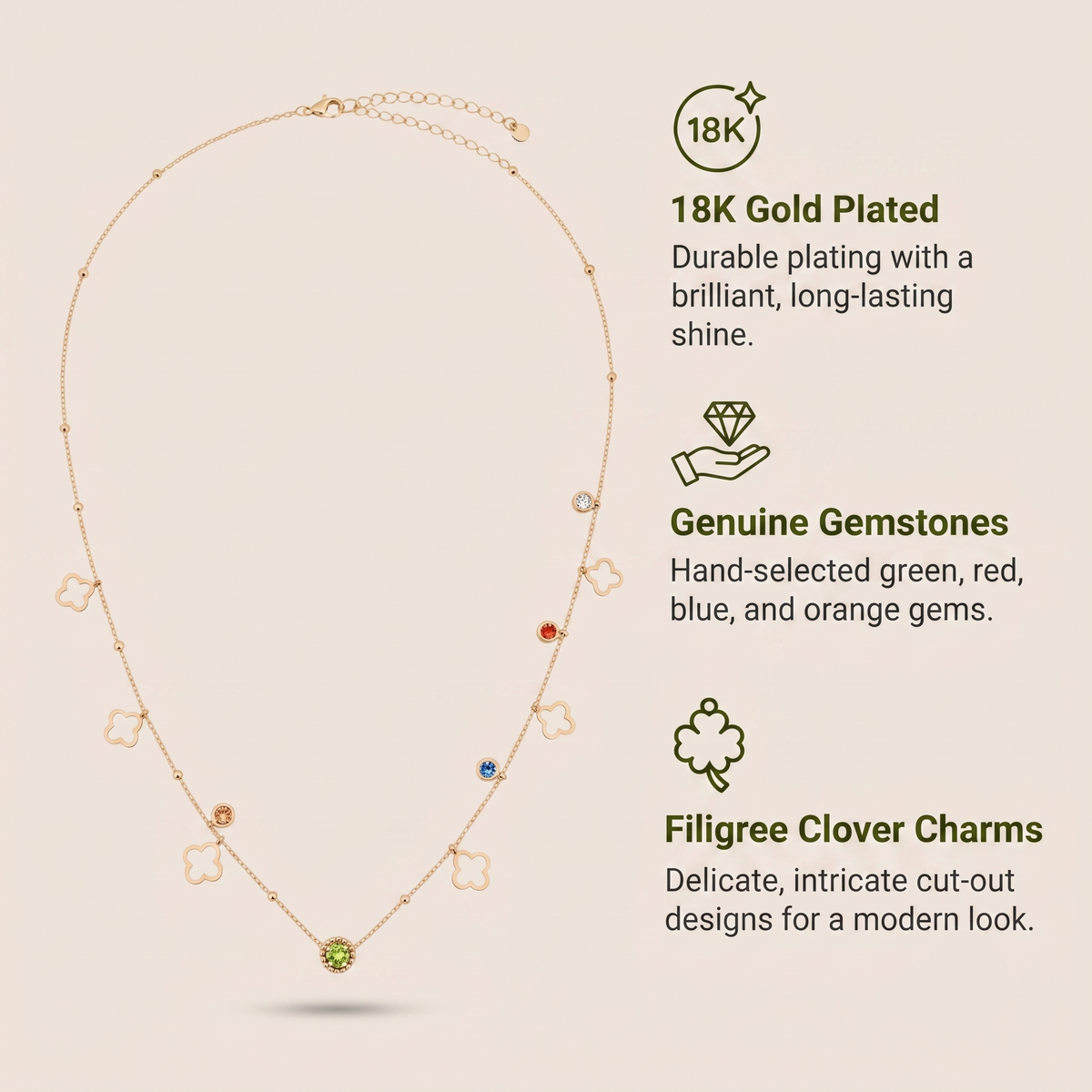 Whimsical Flora Necklaces