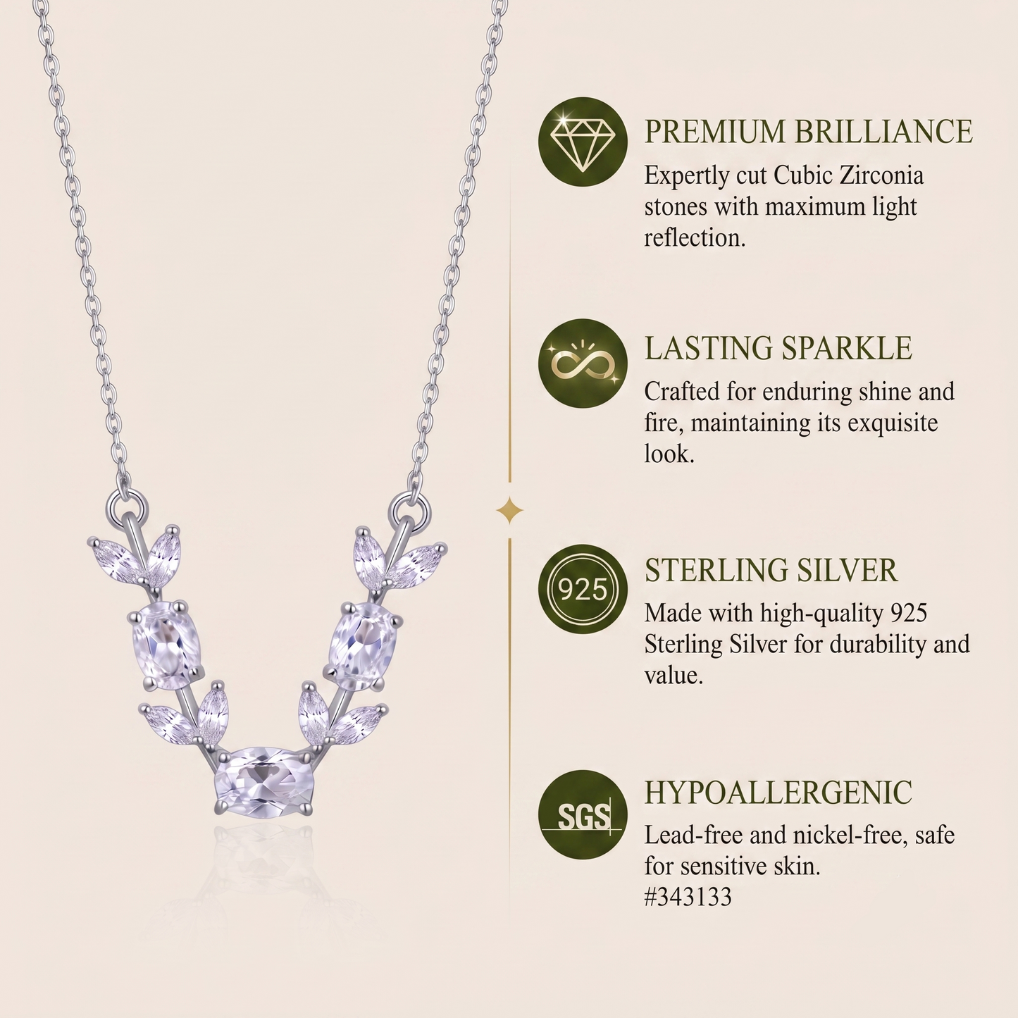 Serene Foliage Necklaces
