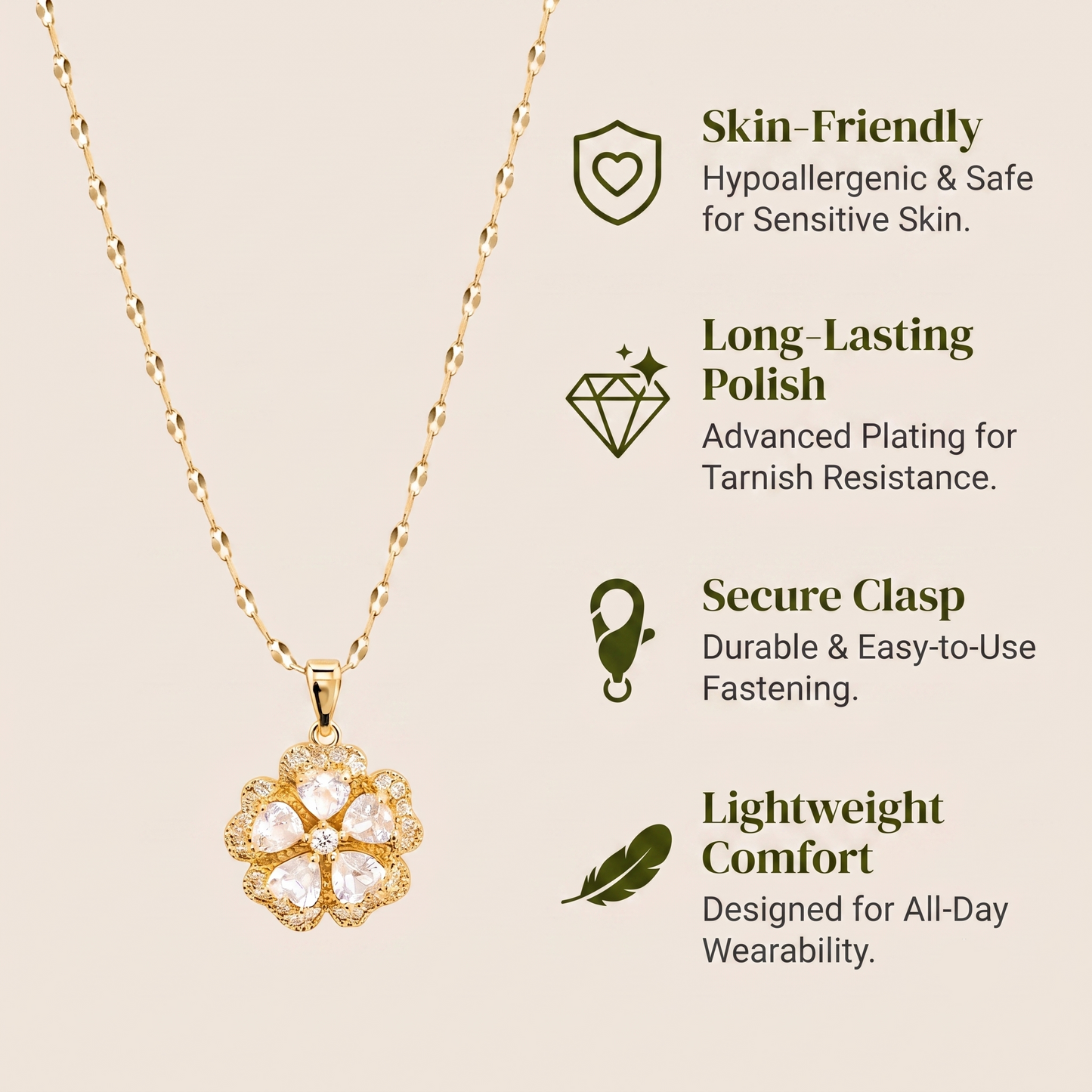 Petal Radiance Necklaces