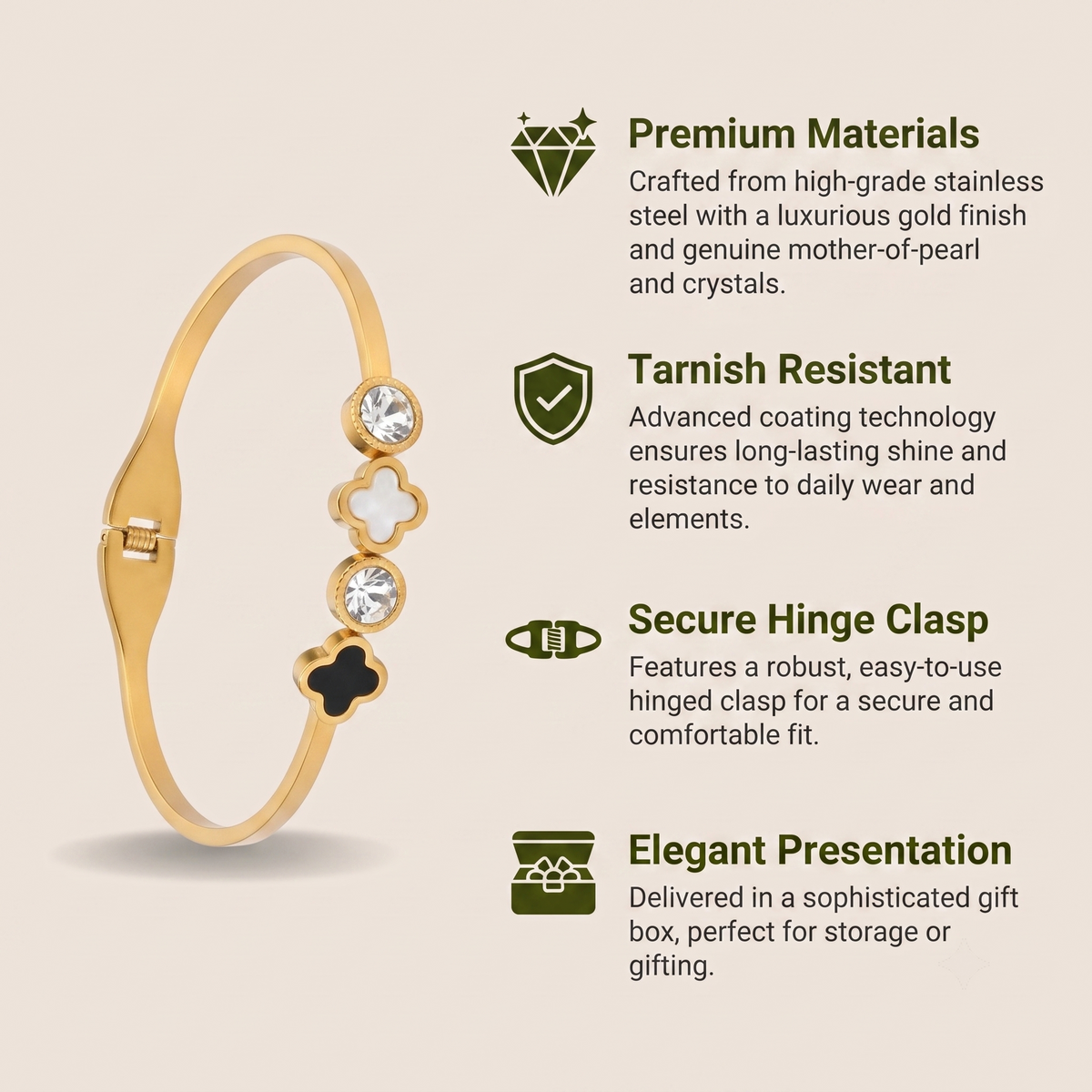 Bamboo Essence Bangle Bracelet
