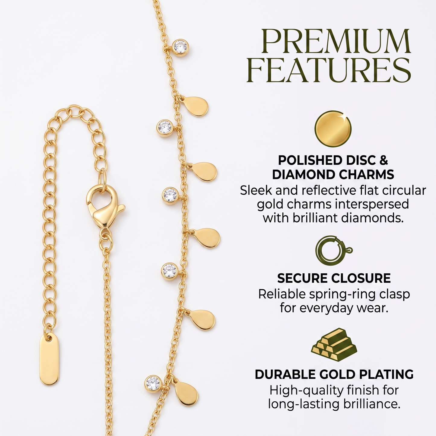 Dainty Drop Chain Bracelet
