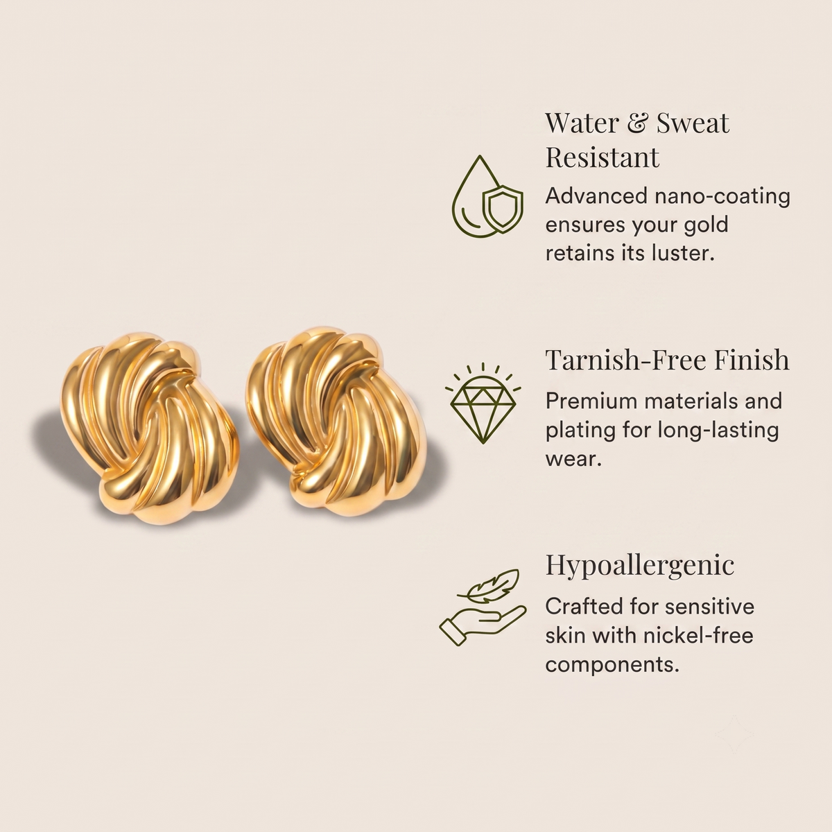 Linear Edge Ear Rings
