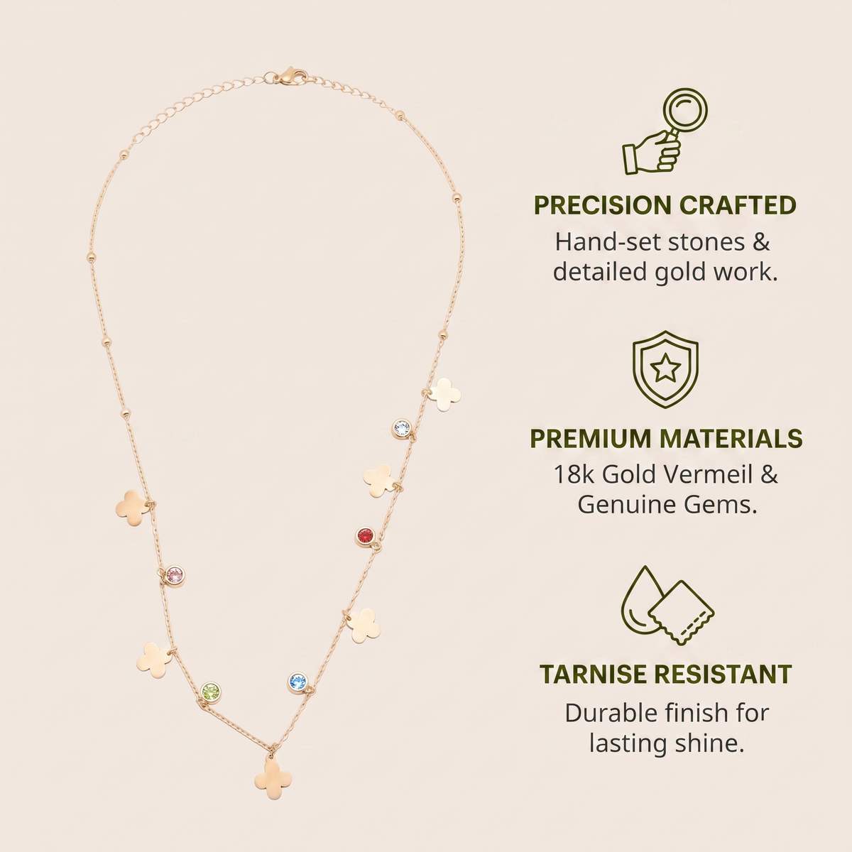 Radiant Luck Pendant Necklaces