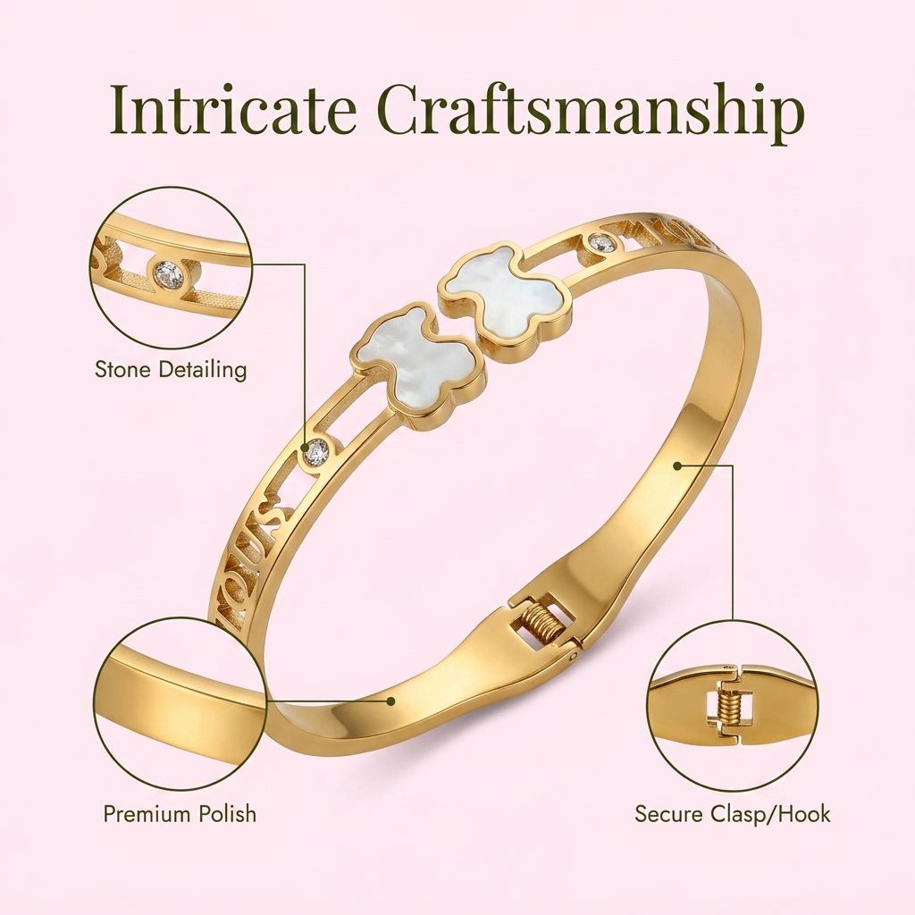 Iconic Bear Bangle Bracelet