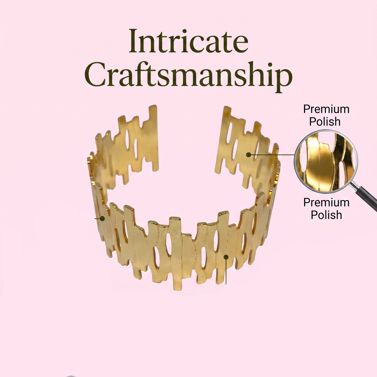 Shell Radiance Cuff Bracelet