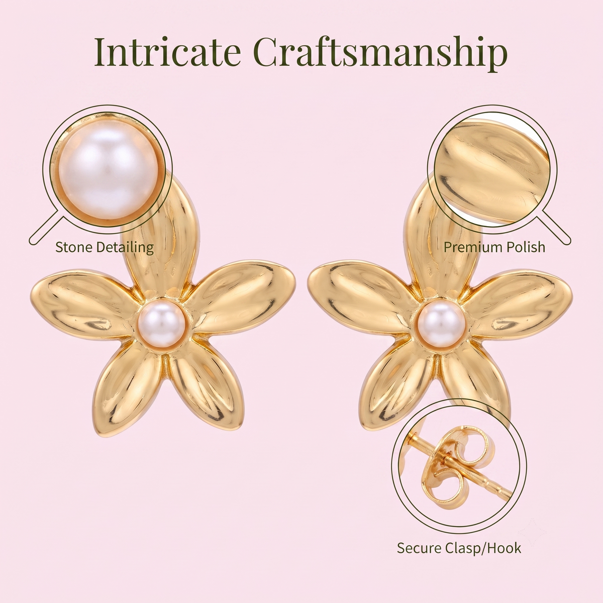 Petal Bloom Ear Rings