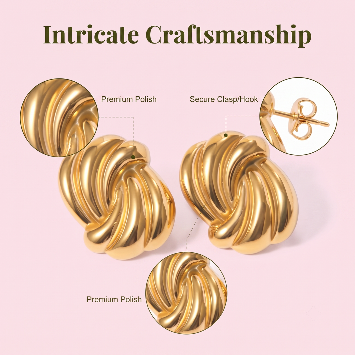 Linear Edge Ear Rings