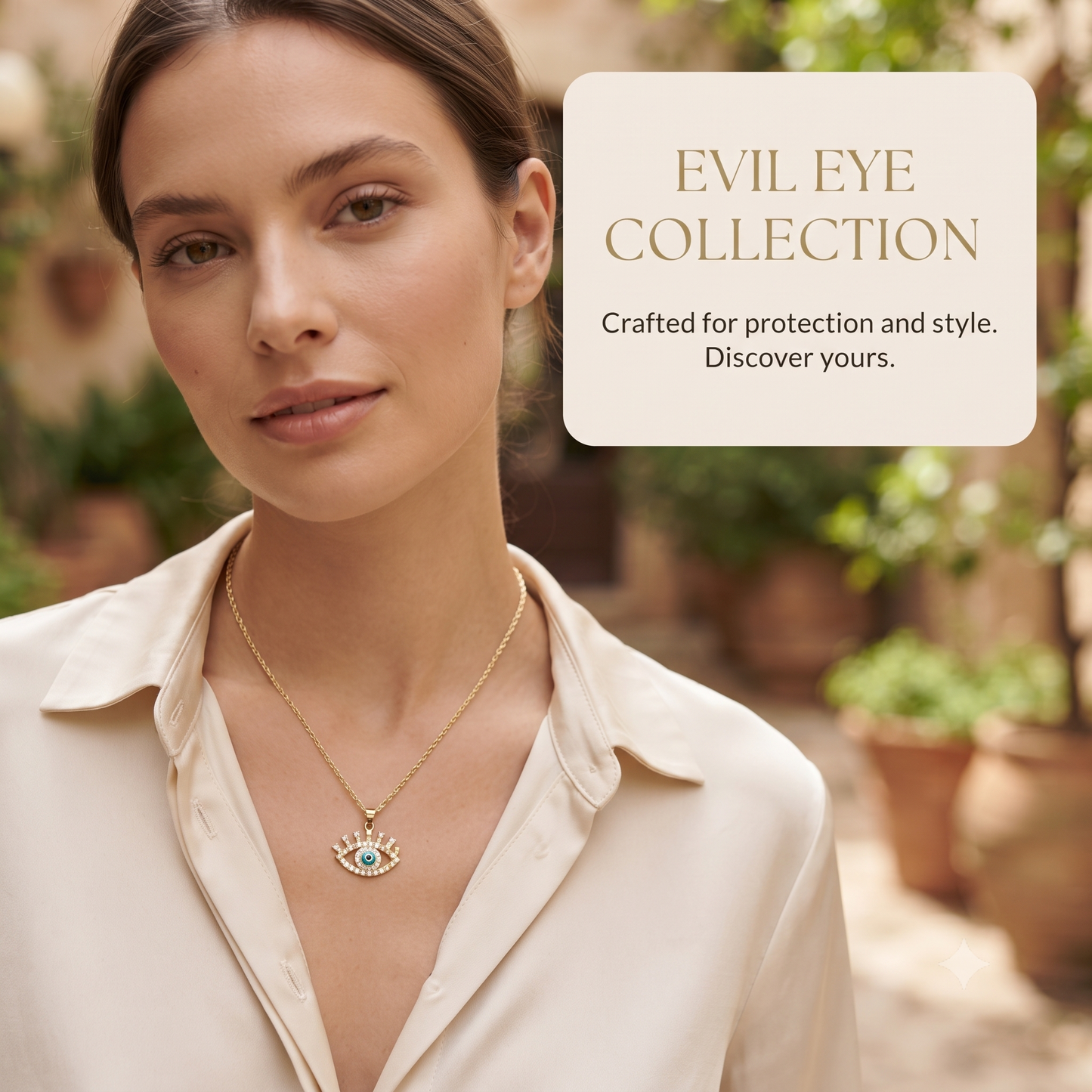 Mystic Protection Evil Eye Pendant Necklaces