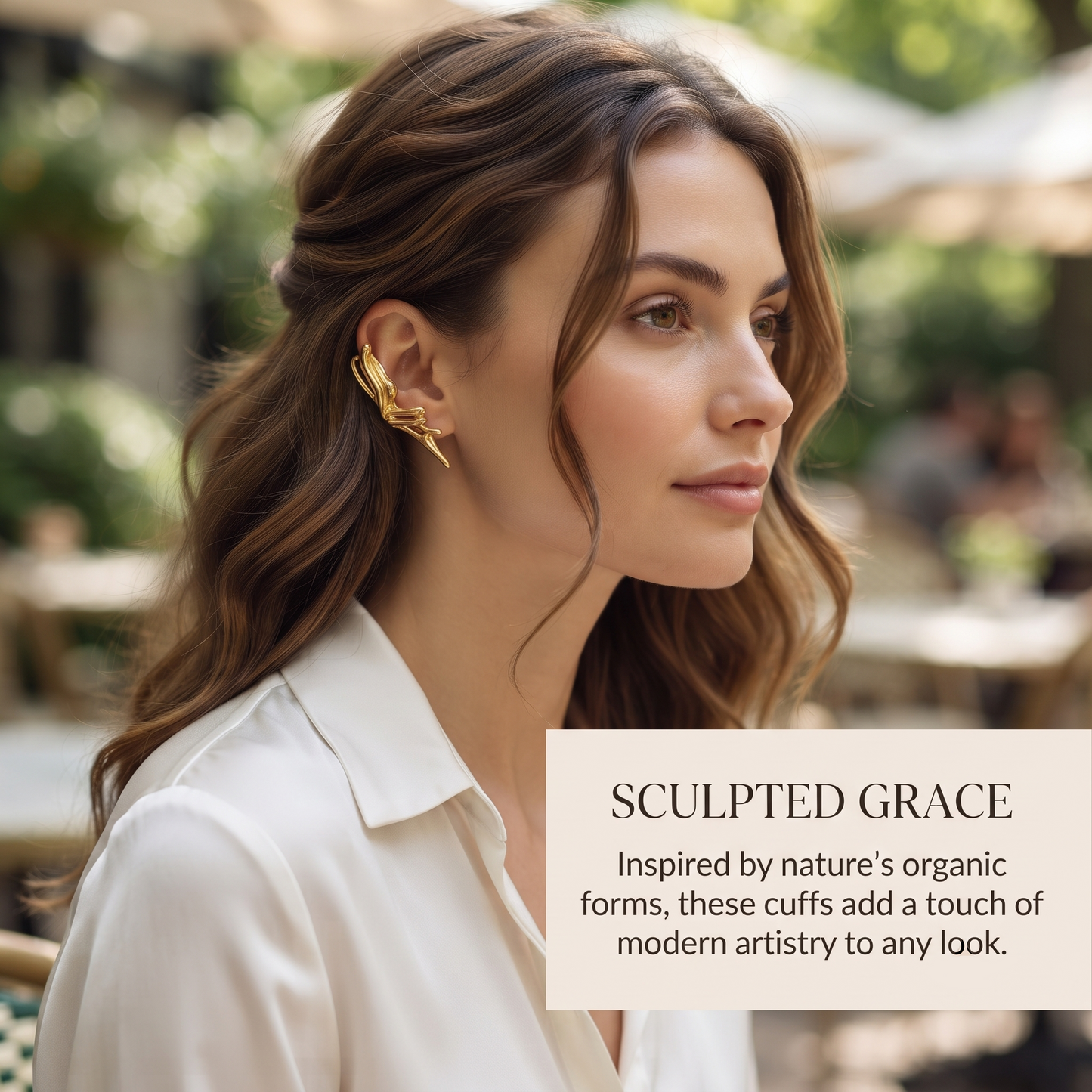 Abstract Wing Ear Rings