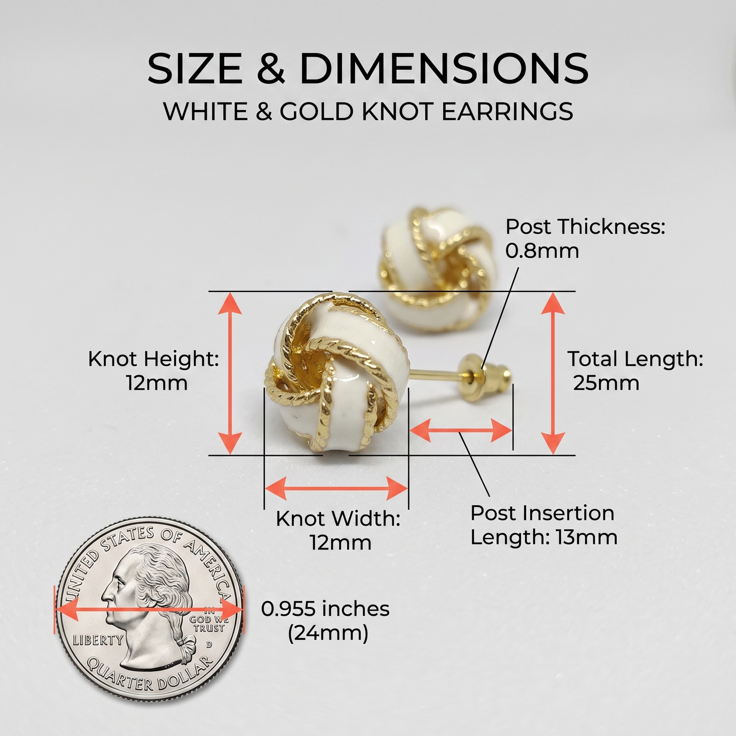 Interwoven Knot Ear Rings