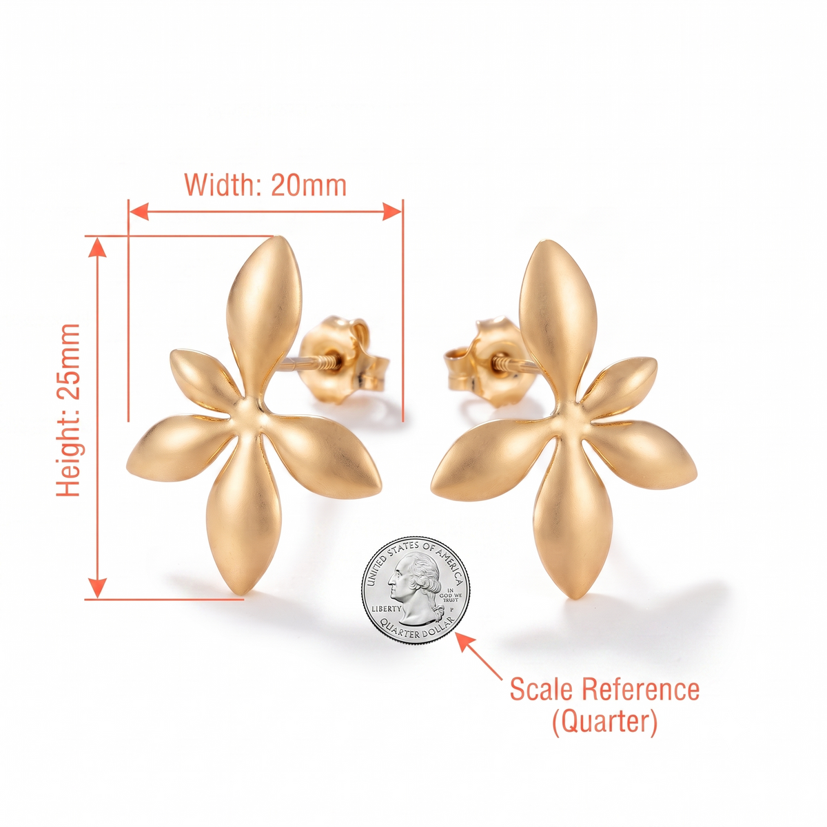 Verdant Petals Ear Rings