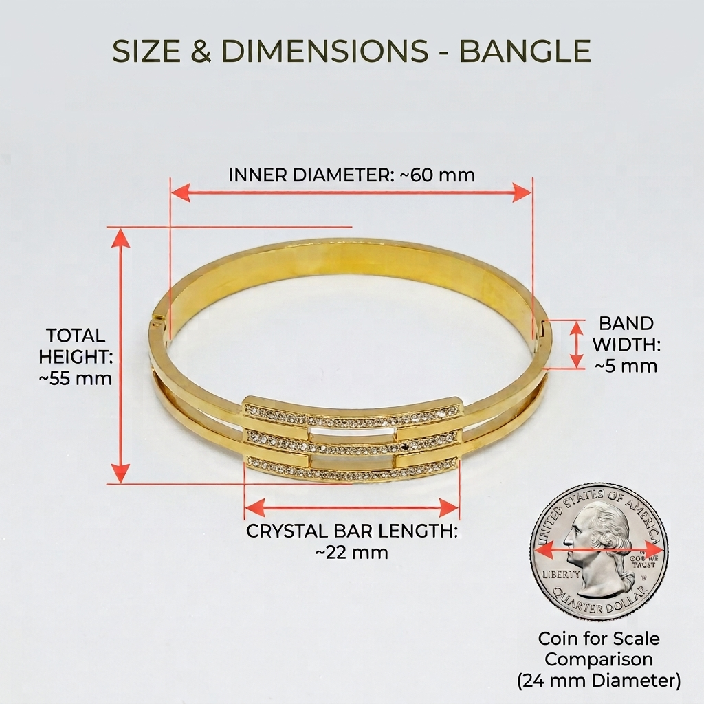 Abstract Horizon Cuff Bracelet