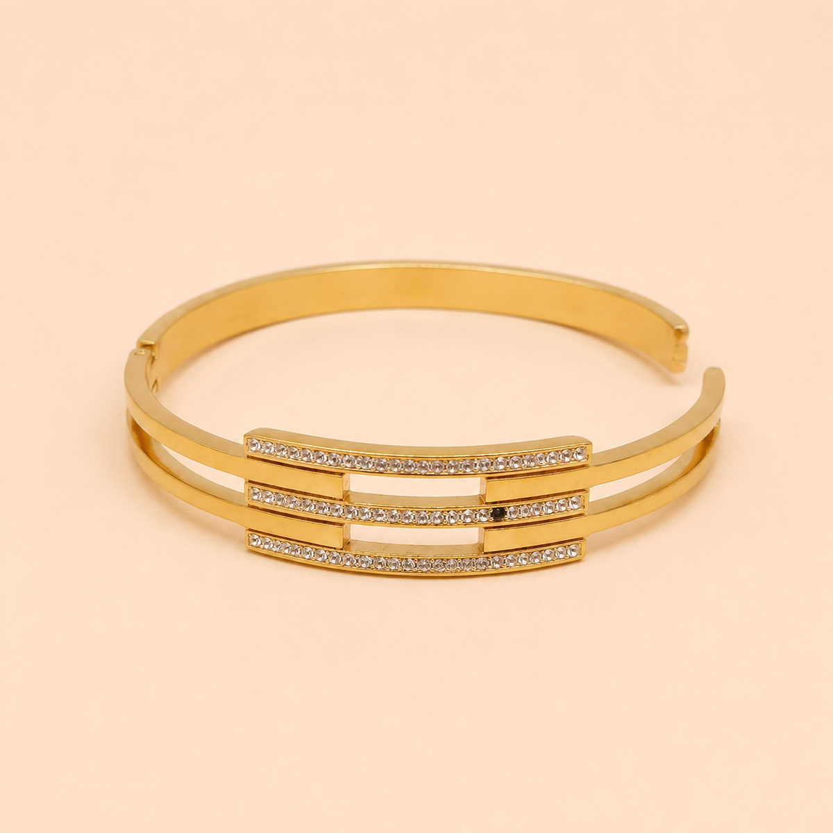Abstract Horizon Cuff Bracelet