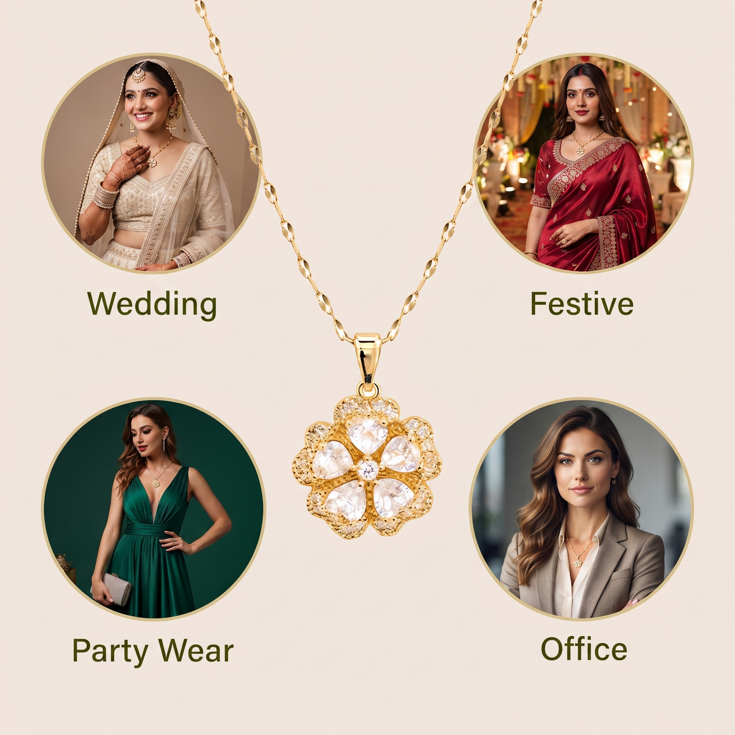 Petal Radiance Necklaces