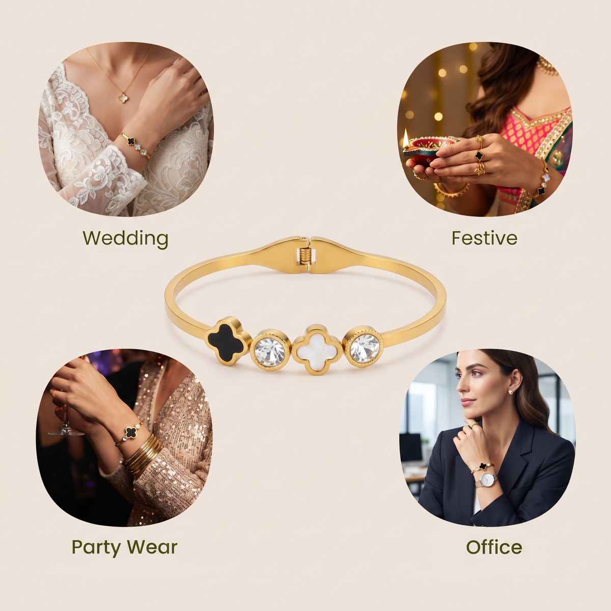 Bamboo Essence Bangle Bracelet