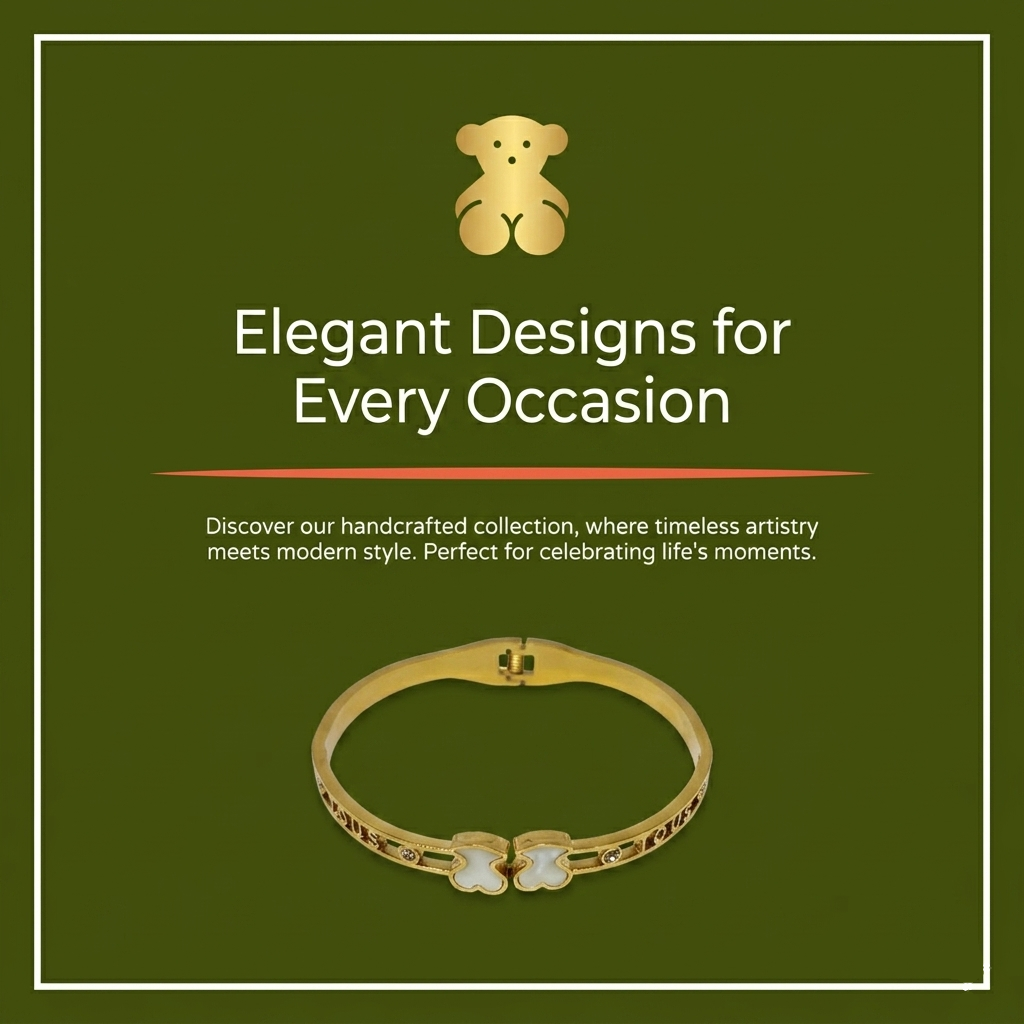 Iconic Bear Bangle Bracelet