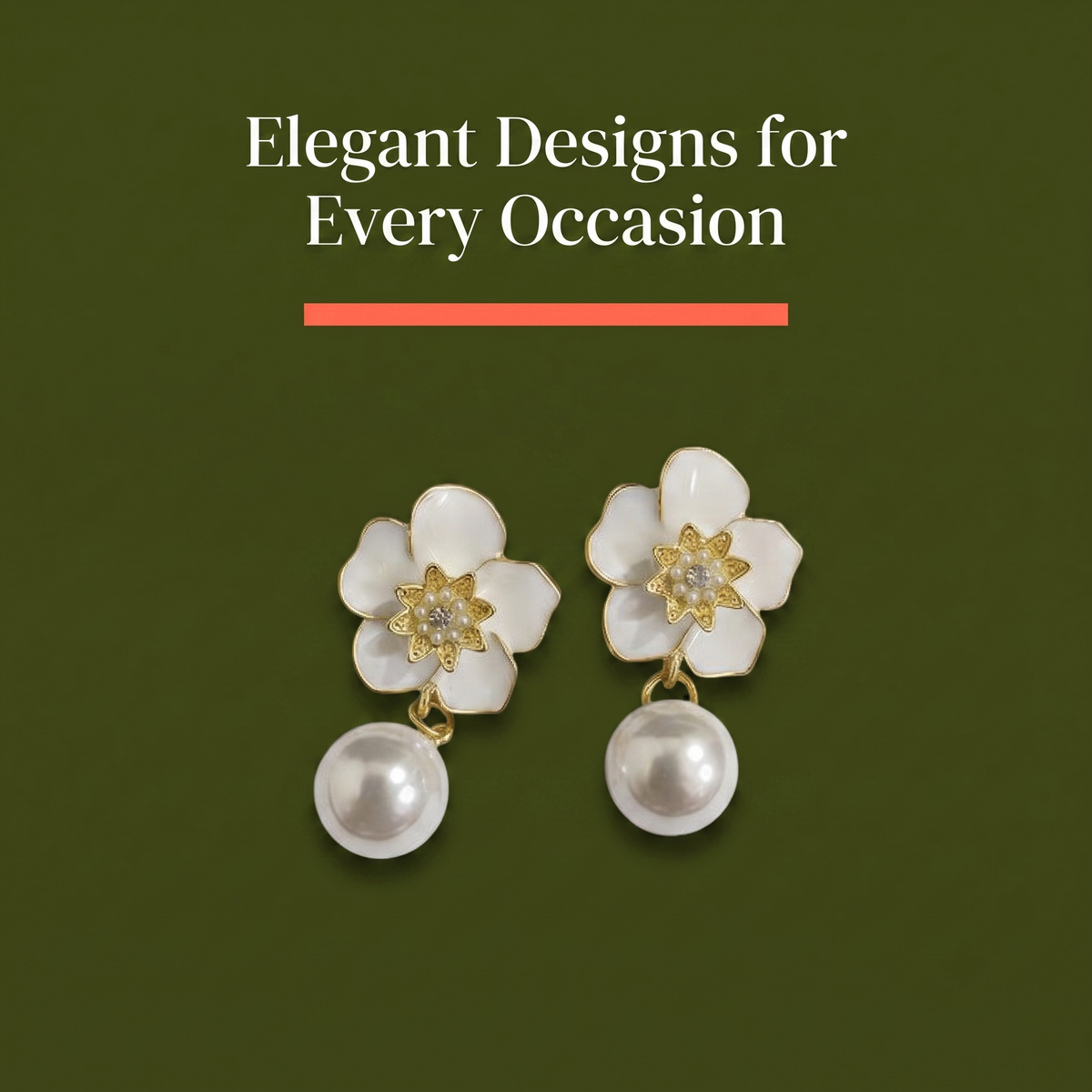 Pearl Cascade Ear Rings