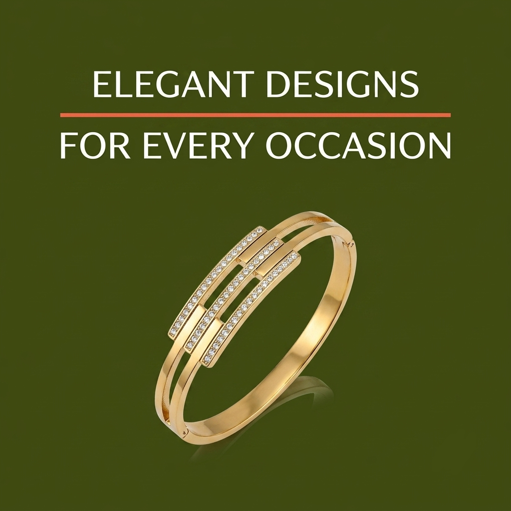 Abstract Horizon Cuff Bracelet