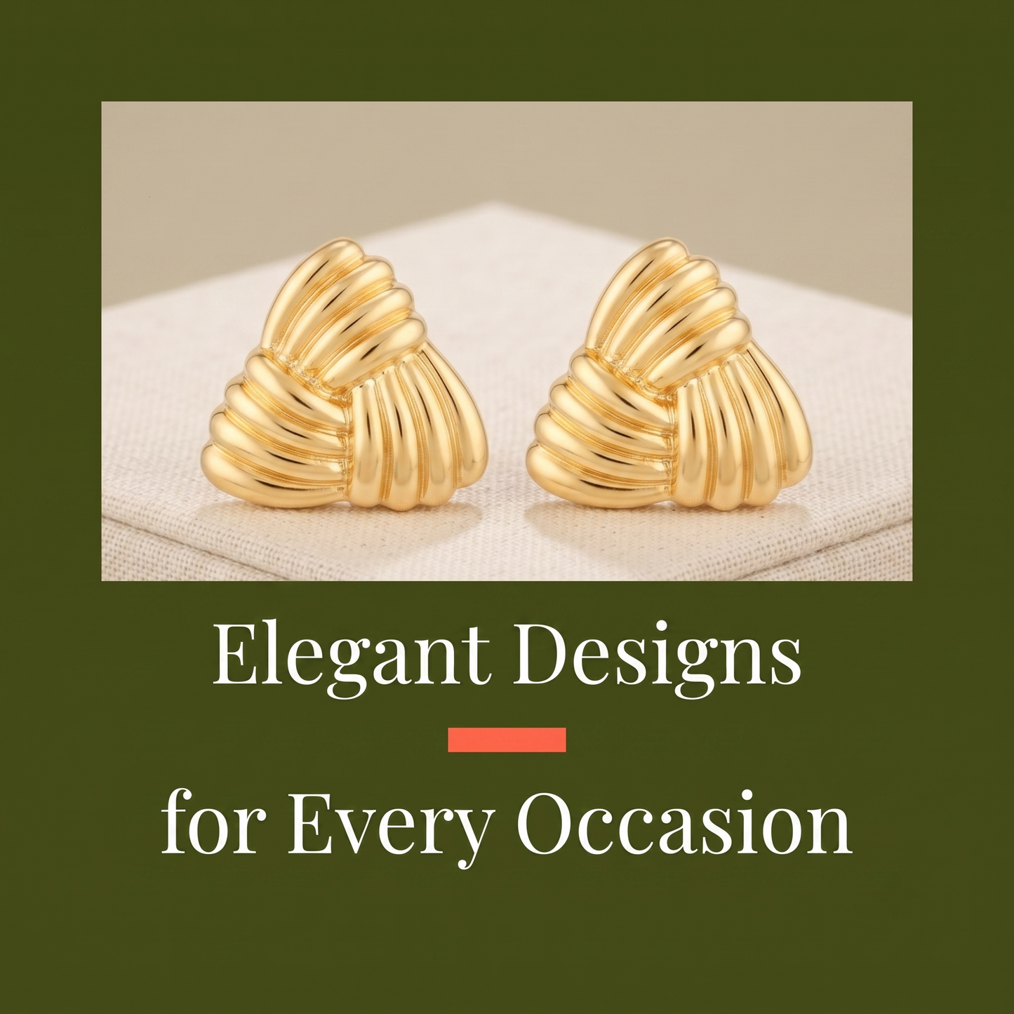 Trigon Texture Ear Rings