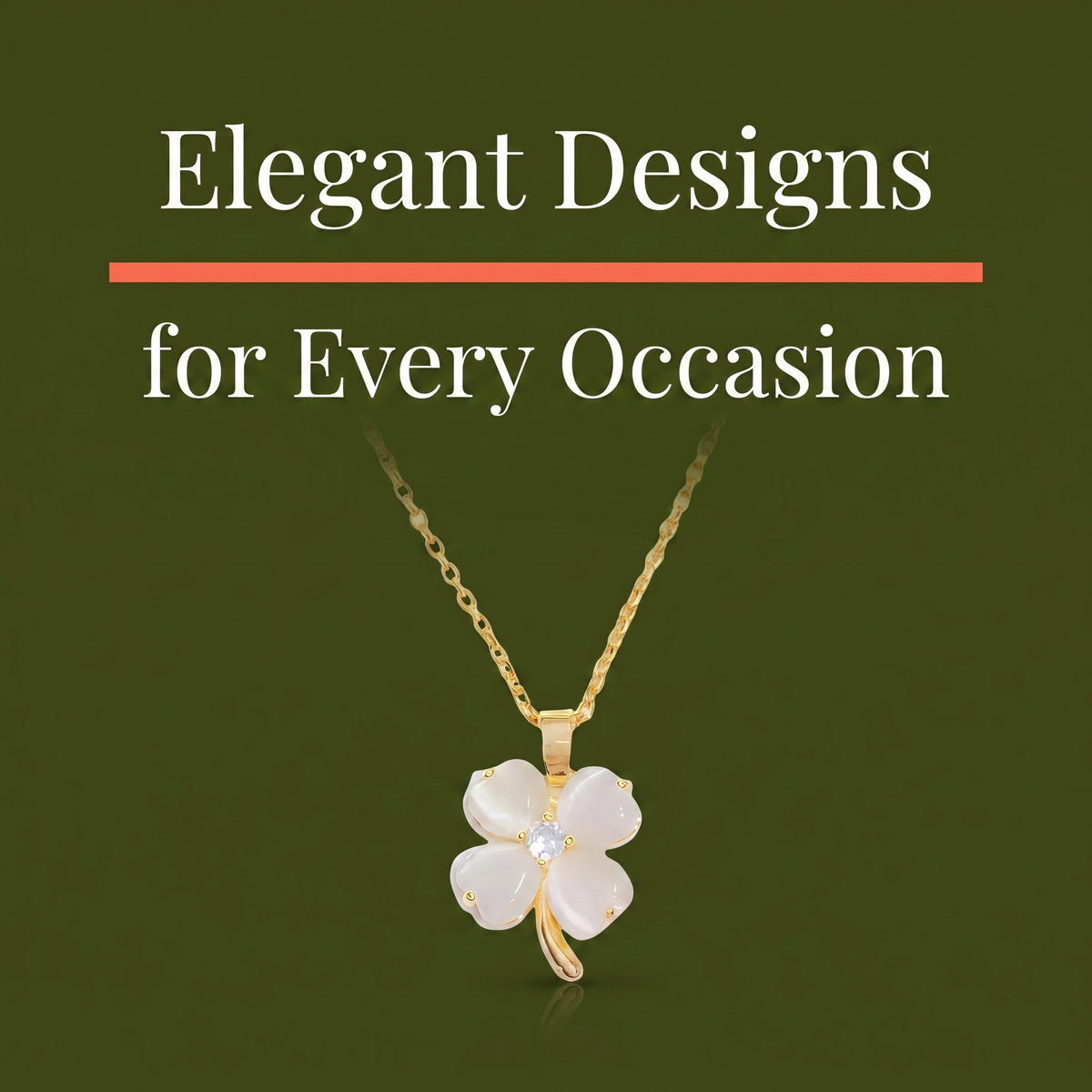 Luminous Clover Necklaces