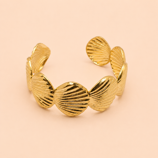 Crystal Strata Bangle Bracelet